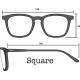 SQURE ECAILLE BRILLANTE - BINOCLE EYEWEAR