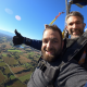 Saut en tandem face aux Pyrénées