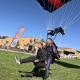 Saut en tandem face aux Pyrénées